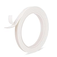Vista 1 de Cinta de doble cara de 0.39" x 9.85 pies, cinta adhesiva de montaje resistente y extraíble sin daños, cinta de espuma PE sin residuos, cinta