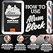 The Shave Factory Alum Block Aftershave Solution for Shaving Razor Burn Relief in Plastic Case 3.53 oz. 100gr.