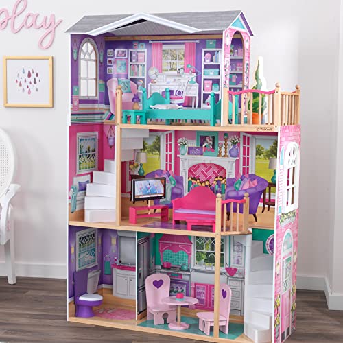KidKraft 65830 Elegantes Puppenhaus Doll Manor – Bild 4