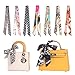 Leakkle 5/7Pcs Fashion Scarves for Women, Multifunctional Boho Scarves Headbands Satin Scarf for Bag Hair Accessories,Colorful.