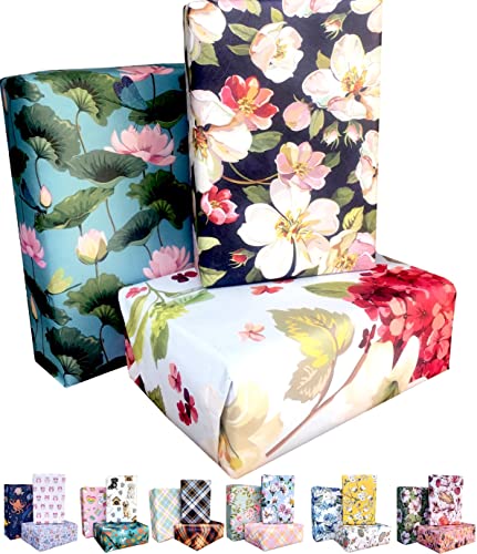aakar, Pack Of 6, Gift Wrapping Paper Sheet, Gift Paper - Souls Of Sunshine,Multicolor