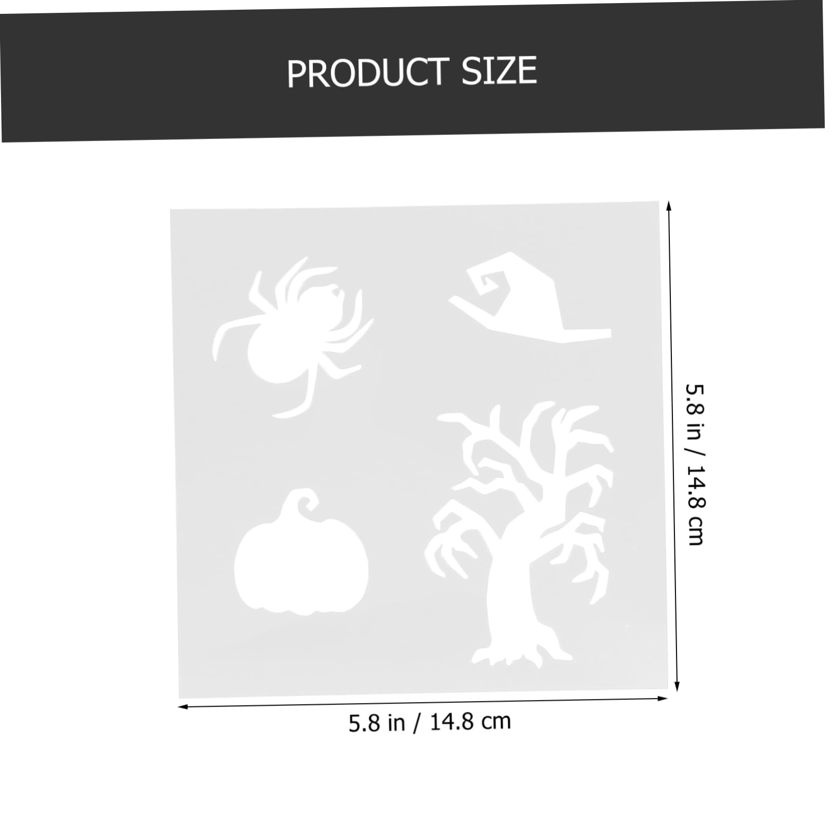 SHINEOFI 3 Set Di Pittura Della Strega Accessori Per Dipingere Accessori Per Verniciatura Riflessivo Cose Stencil Per Disegnare Il Festival Stencil Di Halloween 10 Fogli*3