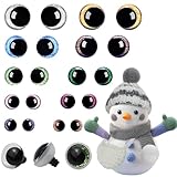 Facile à Stocker: Yeux crochet les accessoires de jouets bricolage doll crafts sont emballés dans une boîte pour un stockage et un transport faciles et peuvent être facilement trouvés et triés lorsqu'ils sont utilisés.