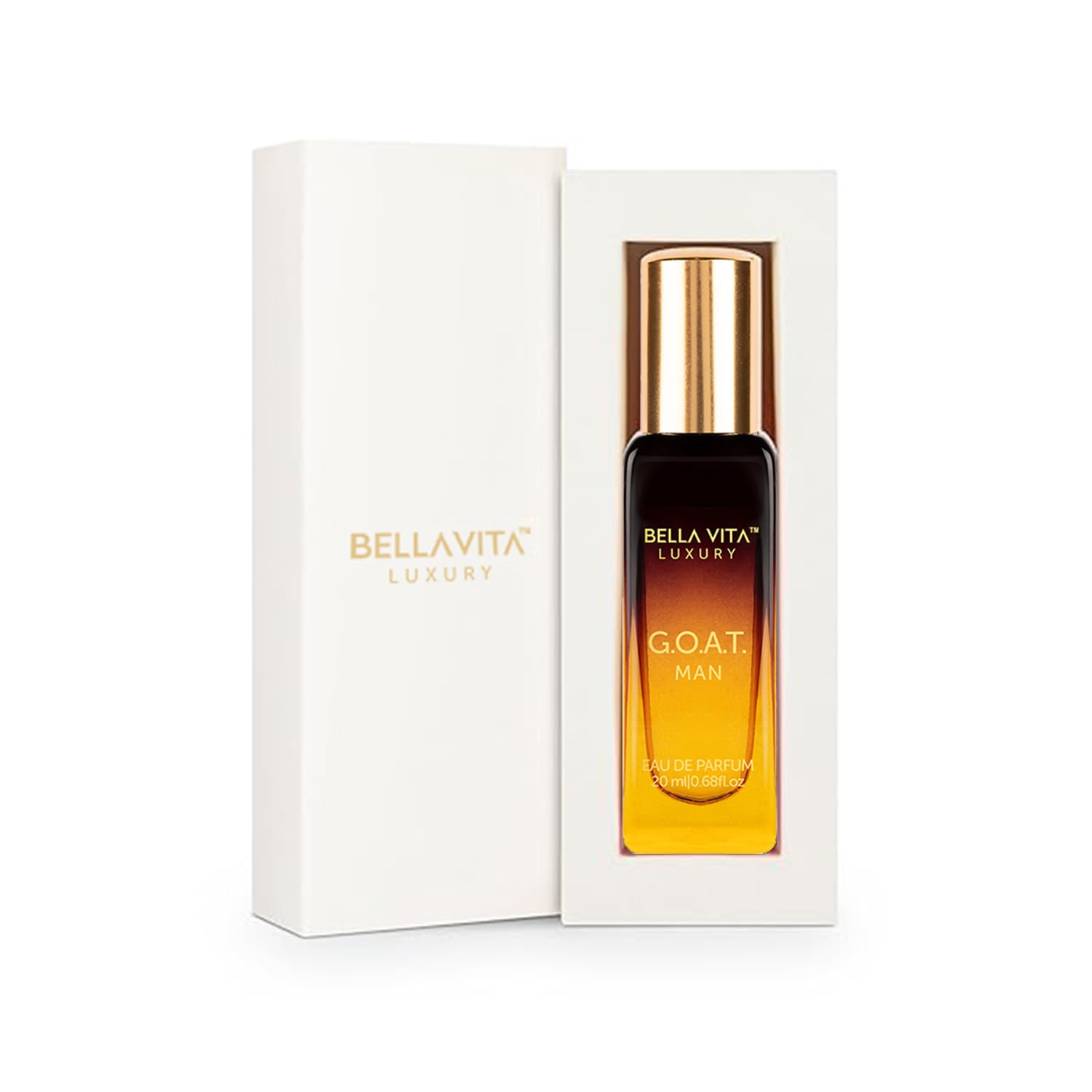 Bellavita Luxury GOAT Eau de Parfum 20 ml 0 7 fl oz Travel Size Perfume for Men Citrus