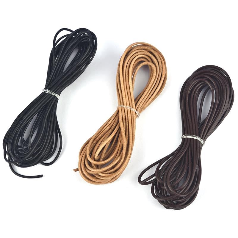 Acheter 5M cordon en cuir bijoux cordon pour Bracelet en cuir fil corde collier fabrication de bijoux trouver la ficelle