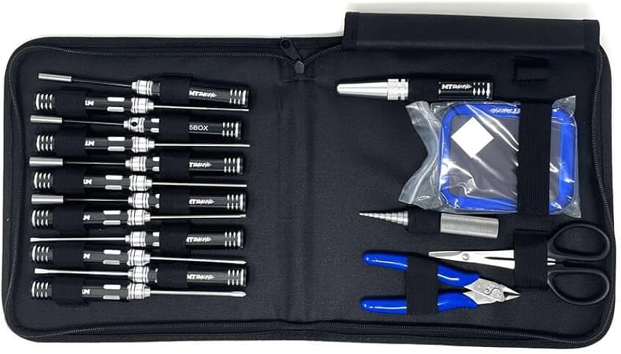 Amazon.com: MT Racing Professional RC Tool Kit, 17-Piece Set with Amazon.com: MT Racing Professional RC Tool Kit, 17-Piece Set with