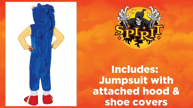 Disfraz Sonic the Hedgehog infantil talla X-Small miniatura 4