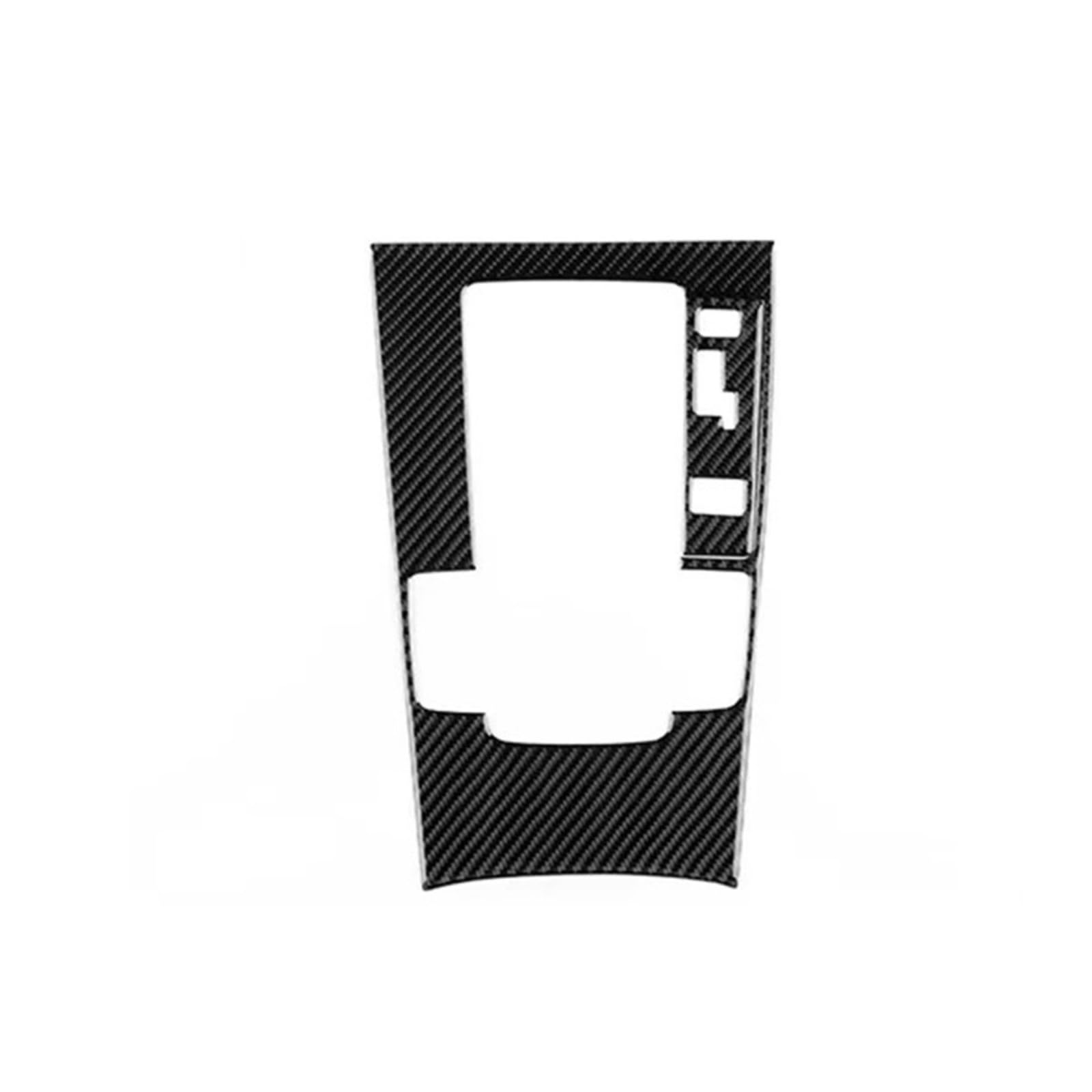 VNHLOTVJL Gear Shift Panel Sticker Compatible for Mazda 3 BP 2019 2020 2021 2022 2023 2024 2025 Axela LHD RHD Real Soft Carbon Fiber Automatic(RHD Black)