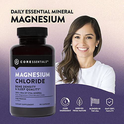 Ngl Magnesium Chloride 432 Mg- Cloruro De Magnesio - Digestive Health, Bone Health, Relaxation, Hydration - 90 Count 30 Day Supply #TOP3