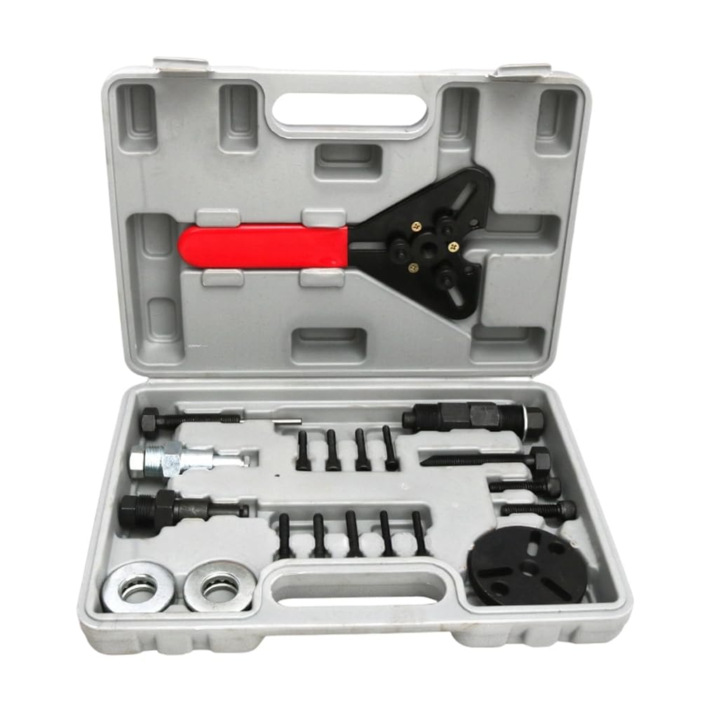Aundhegrtt Air Conditioner Compressor Clutch Removal Installation Kit A/C Clutch Holding Tool