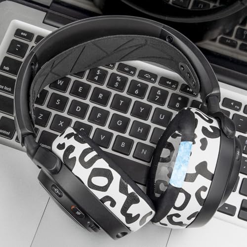 Image of SOULWIT Cooling-Gel Replacement Earpads for Steelseries Arctis Nova Pro Wireless /Arctis Nova Elite Headphones, Ear Pads Cushions with High-Density Noise Isolation Foam, Added Thickness - Snow Leopard