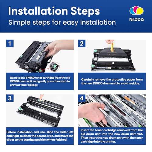 Image of DR630 DR-630 Drum Unit 2 Pack Replacement for Brother DR630 DR-630 DR 630 DCP-L2520DW HL-L2300D HL-L2305W Printer [Not Toner]