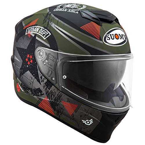 Suomy Casco Stellar Wrench, Matt Green/Grey, L
