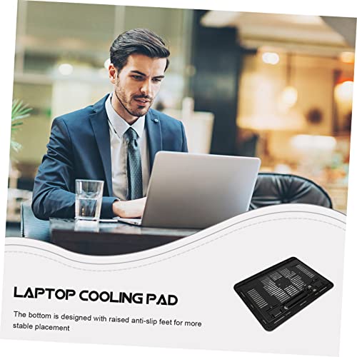 Base para Laptop con Ventiladores Dual y Altura Ajustable miniatura 5