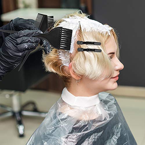Hicdaw 18Pcs Hair Dye Coloring Kit Hair Kit with Mixing Bowl and Comb for DIY Hair Coloring