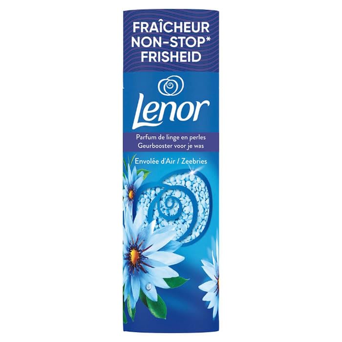 LENOR Parfum de linge adoucissant en billes envolée d'air 240 g
