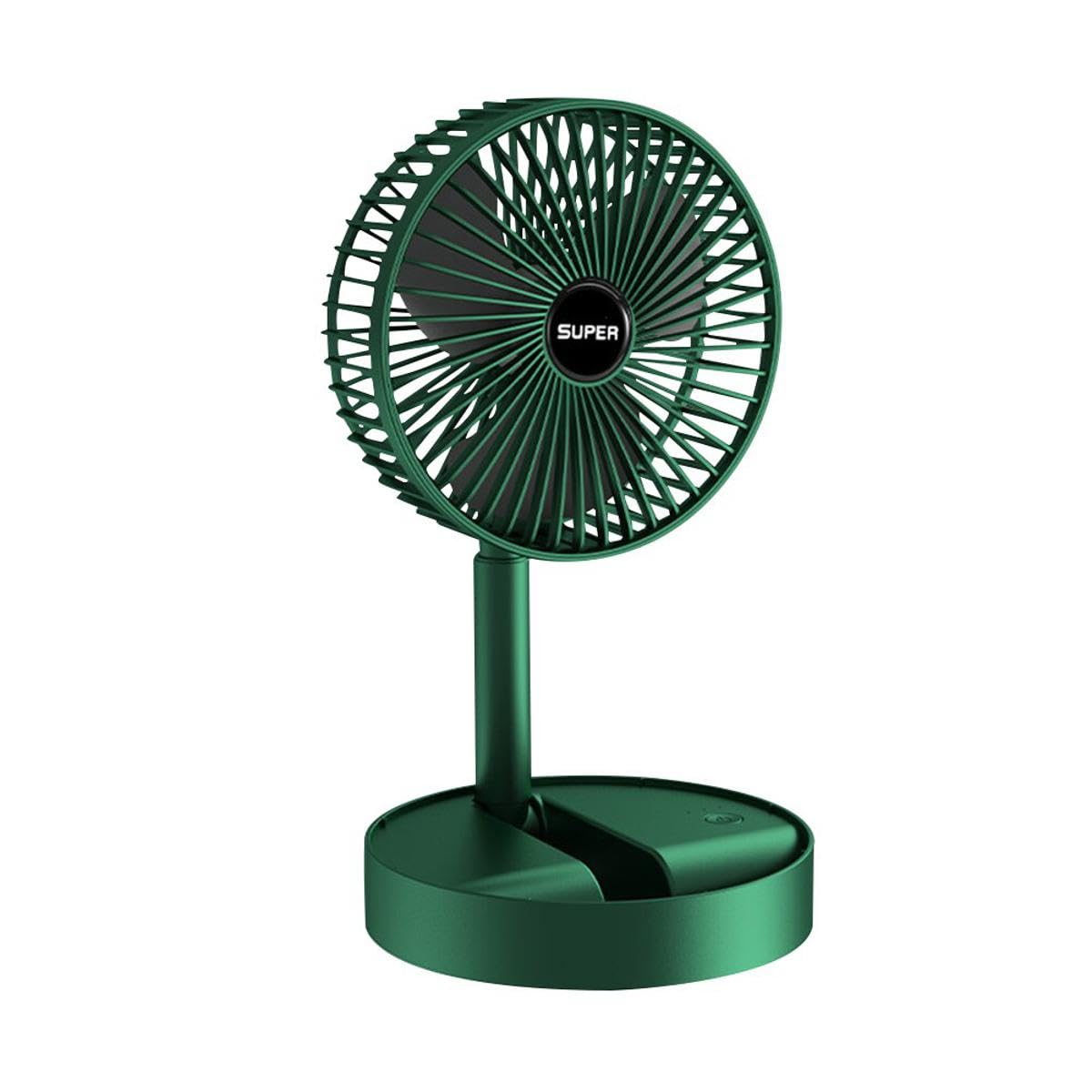 NIYANETAIL Foldable USB Rechargeable Desk Table Fan: Portable, Compact, and Adjustable for Travel, Home, Office, and More - 3 Speeds, White-image-15