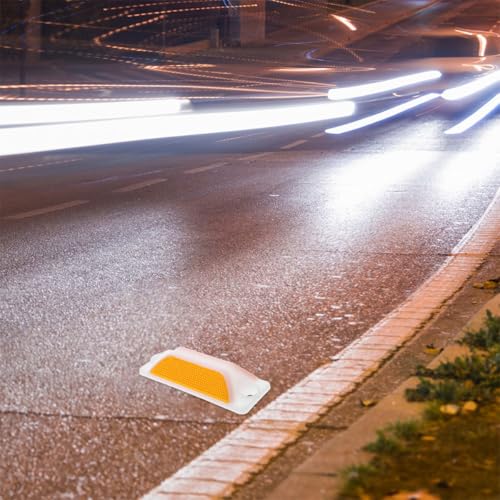 4 piezas señal reflectante para carretera y entrada miniatura 7