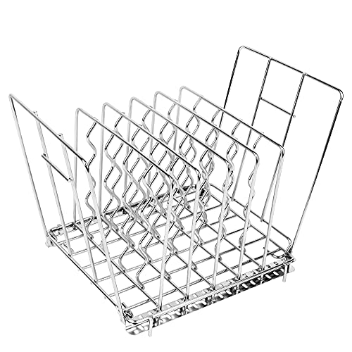 HOMENOTE Sous Vide Rack, Wavy Design Sous Vide Container Accessories - Stainless Steel Steak Divider for Sous Vide Cooker Compatible with 12 Quart Container