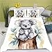 Produktbild CHEFFS Koala Bettwäsche 135x200 Koala in Wildnis Bettwäsche Set Niedlicher Karikatur Zoo Bettbezug Set KinderBettwäsche Jugendliche (135 x 200 cm,3)