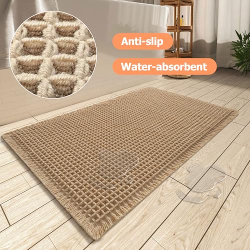 Tapis de bain durable doux absorbant lavable lot de deux pièces - 8