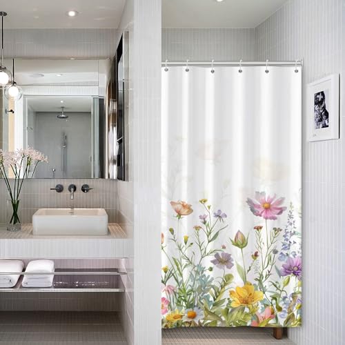ASDCXZ Flower Shower Curtain 120x180 cm - Image 2