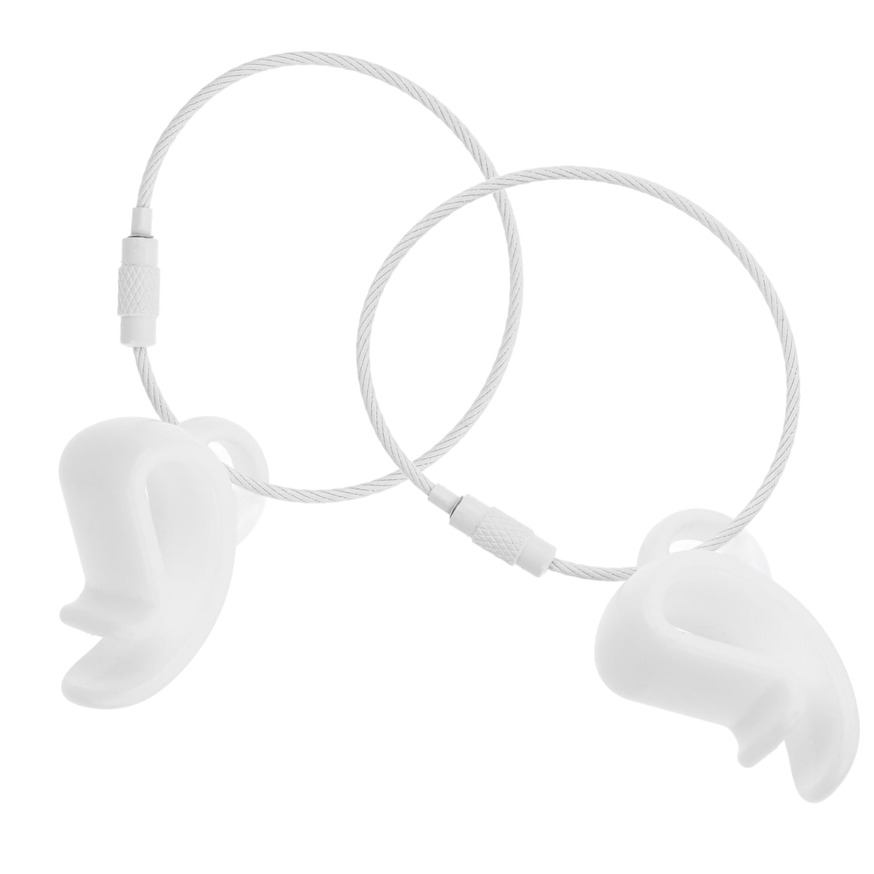 BESPORTBLE 2pcs Disc Clip Compact Flying Disc Clamp for Flying Organizer Plastic Carrier