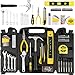 DOWELL 90 PCS Tool Set,Home Repair Hand Tool Kit with Plastic Tool box Storage Case