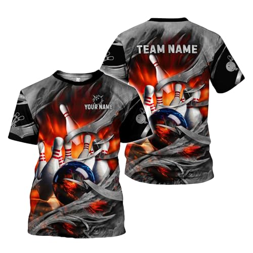 Rivelus Custom 3D Bowling Shirts Personalized for Men and Women - Unique Team Shirt & Gifts for Bowling Lovers2