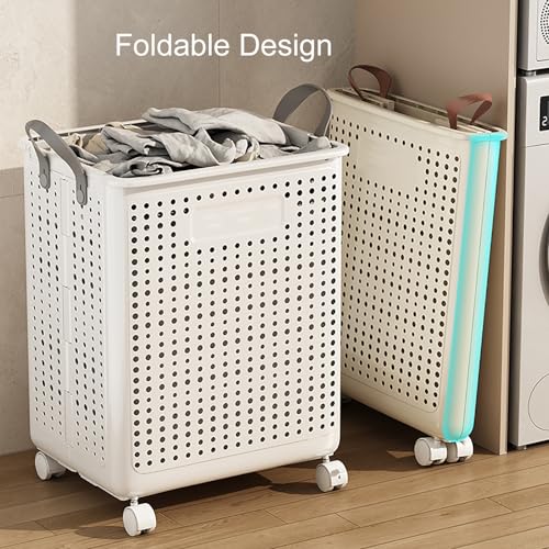 Panier à linge pliable plastique petit format pour trier sans encombre - 7