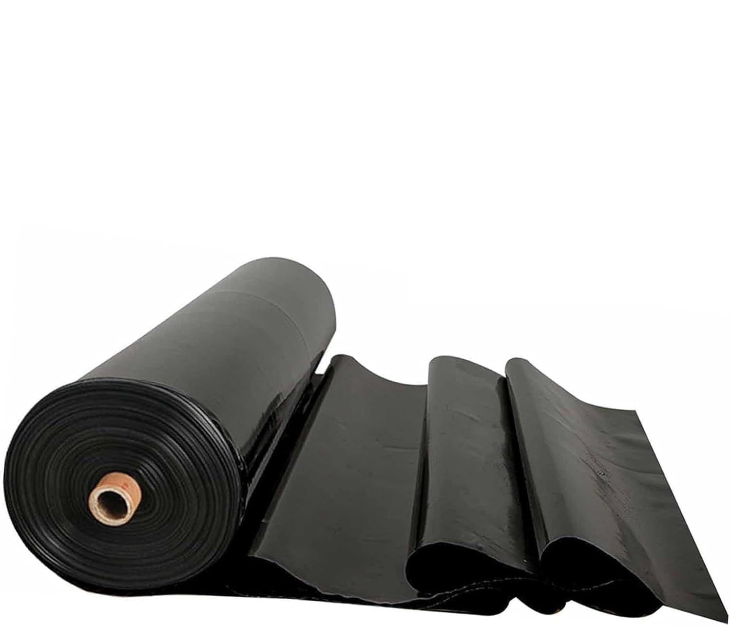 Doublure d'étang HDPE bâche étanche noire pour grande piscine de jardin 4x6m