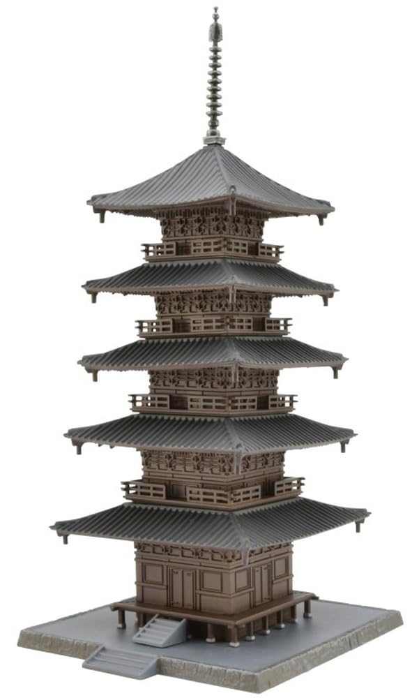 TOMYTEC Building Collection 030-5 Temple C5 Five Story Pagoda N Gauge 1/150