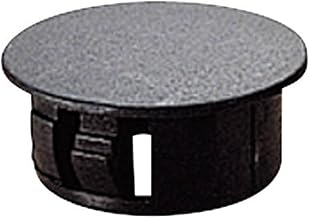 TRU COMPONENTS TC-HPR8203 - Tapón Perforado (Poliamida, 100 Unidades), Color Negro