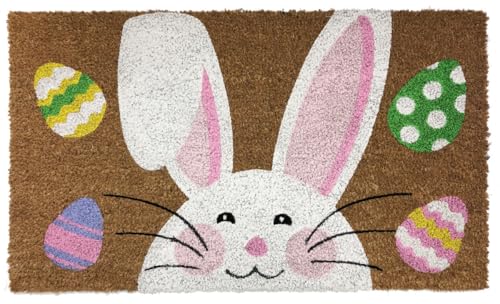 Briarwood Lane Happy Easter Bunny Natural Fiber Coir Doormat