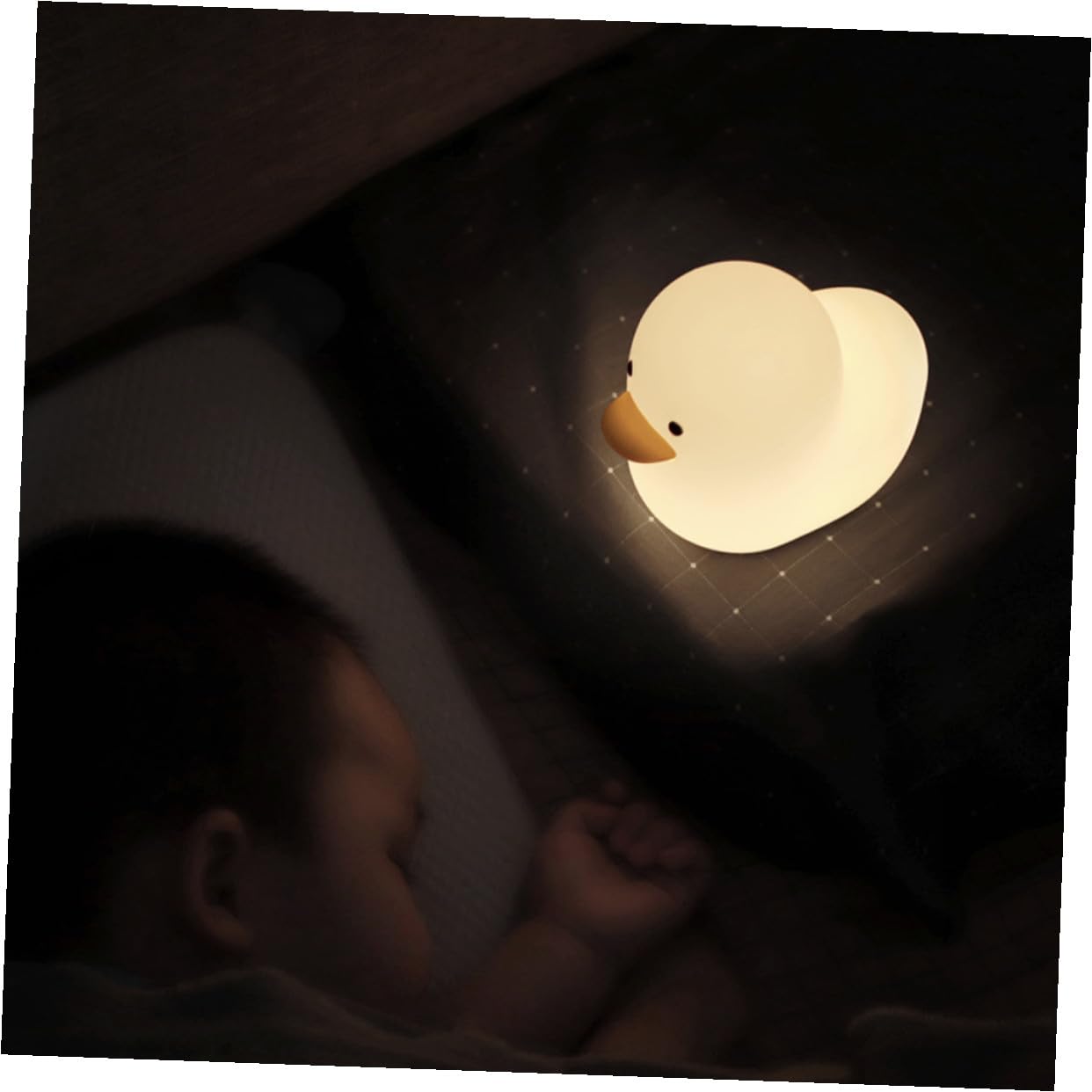 Luz Nocturna y Control Carga USB de Silicona 3w Color Blanco