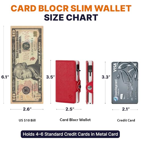 Image of Conceal Plus Pop Up Wallet for Women - Slim Wallet for Small Purse & Crossbody Bag with Quick Card Access and RFID Blocking - Compact Card Holder (4-6 Card Capacity)