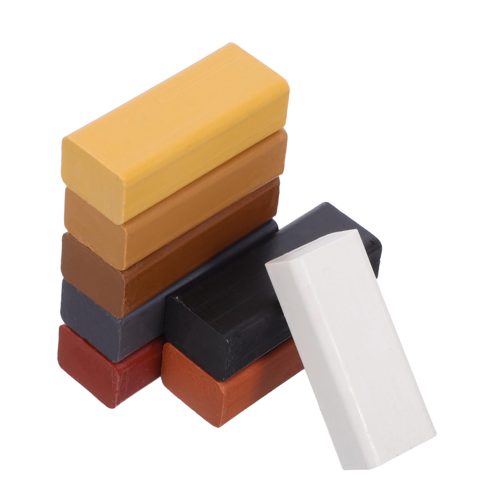 SEWACC 8pcs Wood Repair Wax Filler Sticks for Furniture Floors Walls Crayons for Scratches Chips Nail for Hardwood Laminate More