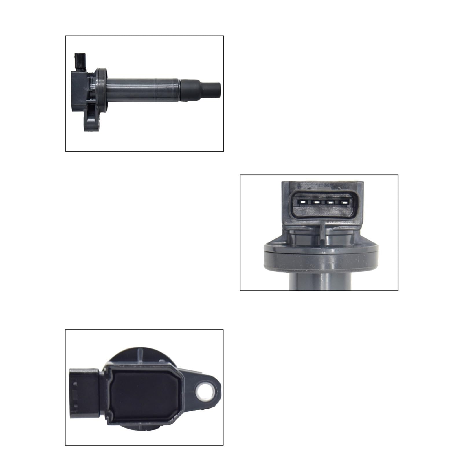 Compatible Con TOYOTA Para YARIS P1 P2 P9 P13 1.0 1.3 1.5 Para IQ Para PRIUS LIFTBACK Bobina De Encendido Paquete De Bobina Lápiz Bobina 9091902240 Bobinas Encendido(4PCS)