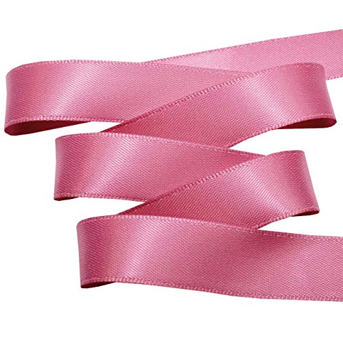Image of Morex Ribbon 08816 /50-174 Double Face Satin Ribbon, 3 /8 inchx 50 Yd, Victorian Rose