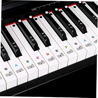 TOYANDONA 2 Feuilles autocollants de piano clavier musical claviers électroniques piano enfant clavier piano debutant clavier electronique claviers stickers décalcomanies de clavier de piano - Les Beatles, Paul McCartney, John Lennon, RIngo Starr, George Harrison TOYANDONA 2 Feuilles autocollants de piano clavier musical claviers électroniques piano enfant clavier piano debutant clavier electronique claviers stickers décalcomanies de clavier de piano – Image 3
