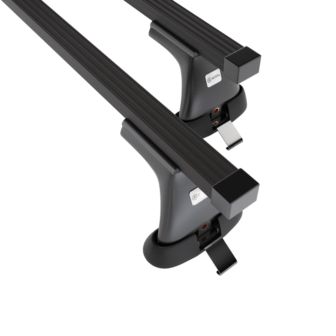 Mossa Barras de Techo Acero aptas para Citroen Berlingo I (2003-2010) Negro | Furgoneta - puntos de montaje