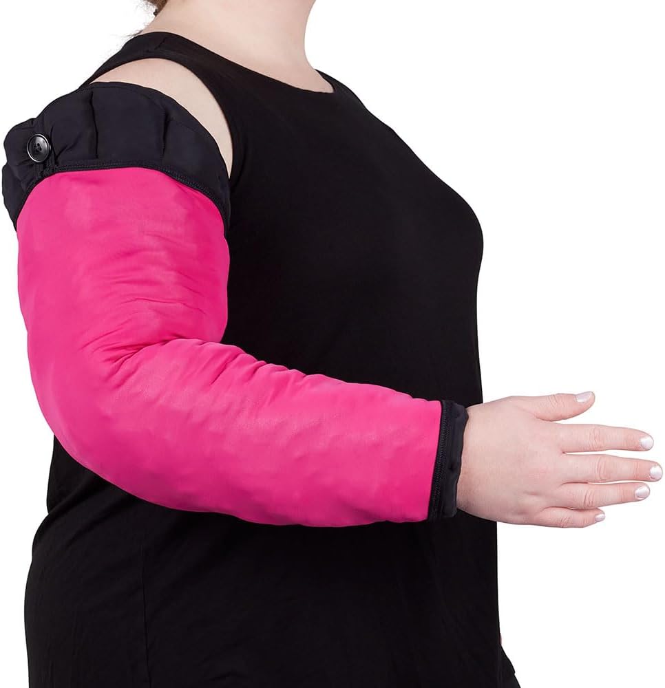 Circarid Profile Energy Oversleeve CG for Circaid Foam Arm Sleeve Lymphedema Management, Magenta, Extra Wide, Long, VIII