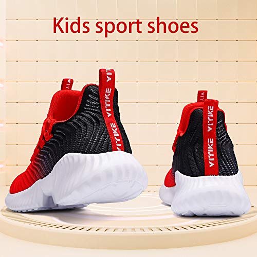 Image of VITUOFLY Boys Girls Sneakers Kids Mesh Lightweight Running Tennis Shoes