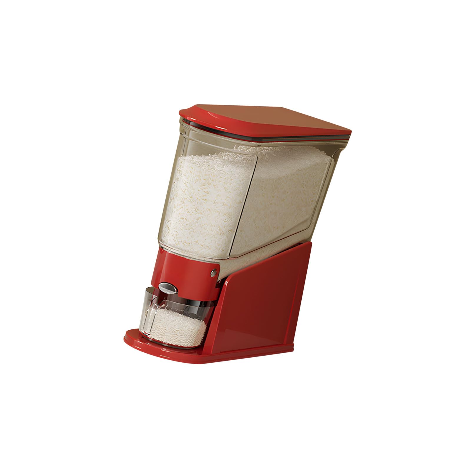 Kaeltsyn Compact Vertical Kitchen Storage Canister with Smooth Pour Spout and Stackable Design for Space Saving Food Canister