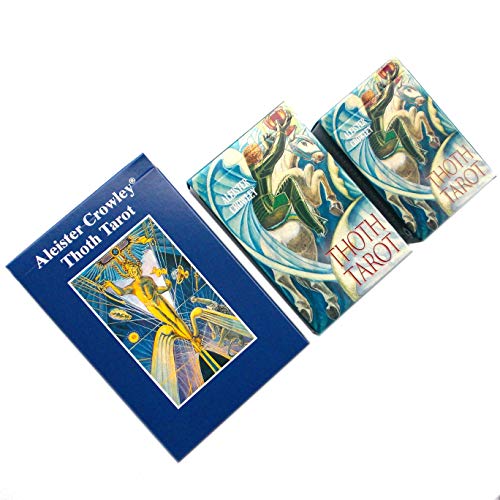 Green Cross Toad Baraja Thoth Tarot por Aleister Crowley, Mazo de 78 Cartas - Estándar
