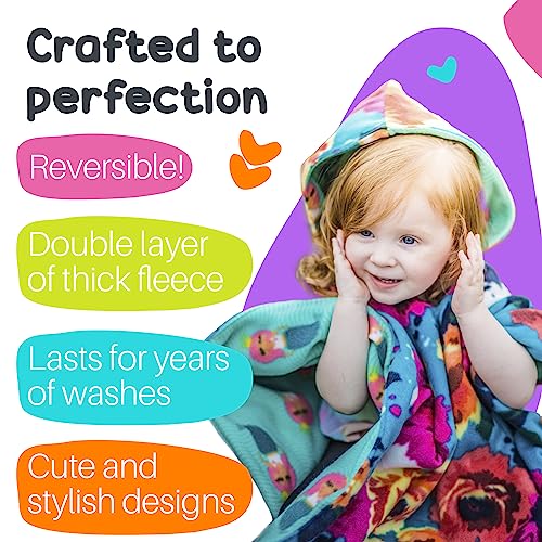 image for birdyboutique.com Birdy Boutique Car Seat Poncho for Kids – Reversib