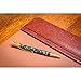 DACASSO Leather Desk Pad with Side Rails - Luxury Leather Desk Blotter for Writing - Executive Desk Surface Protector - (Mocha, 34 x 20)