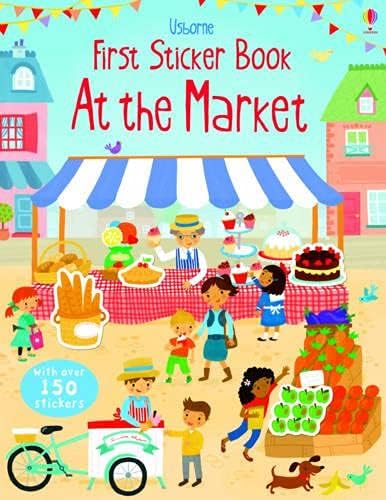 First Sticker Book Market (First Sticker Books) Paperback – 1 Jan. 2014