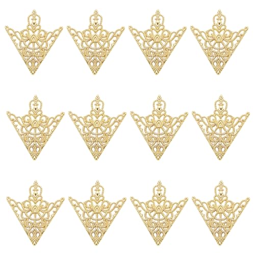 Sertay 12 Pièces Chemise Pins Clip, Broche Boucle Triangle, Clip Col Chemise, Broches Accessoires Palace Retro, Adapté pour la Saint Valentin, Fête des...