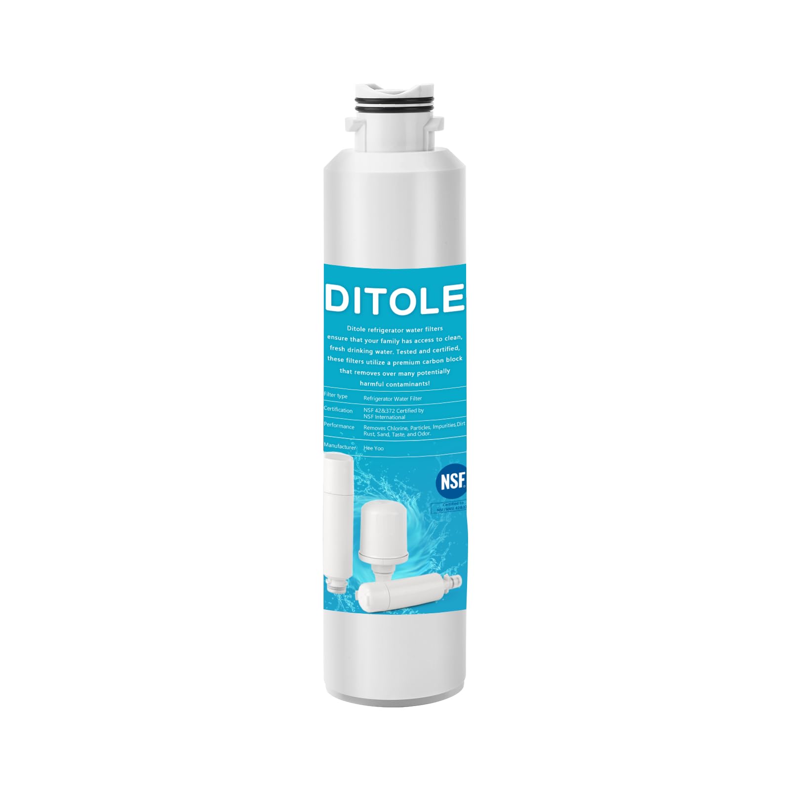 Ditole Refrigerator Water Filter Replacement For DA29-00020A/B CW1000,DA29-00019A,X3HAF-CIN,HAF-Cin/XME,C8X200,DA97-08006A-B,K,A2004609101000-011-254
